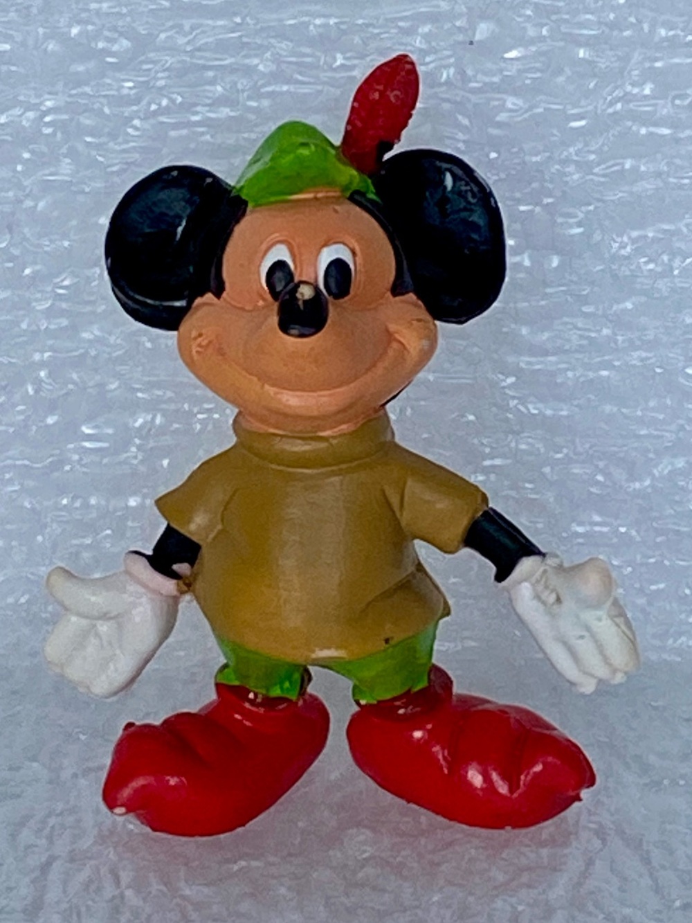 Vintage Walt Disney Productions Mickey Mouse Brave Little Tailor PVC Figure